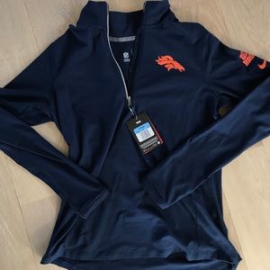 Nike Denver Broncos 1/4 Zip Dri-Fit
